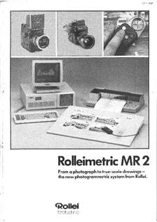 Rollei SL 6008 manual. Camera Instructions.